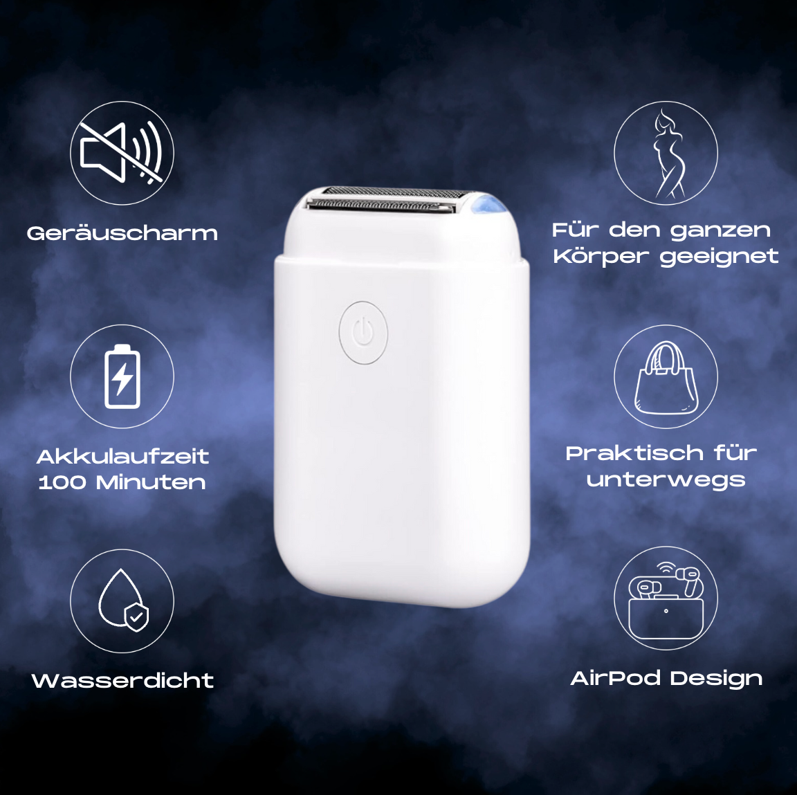 Noora Pro™ Mini Rasierer